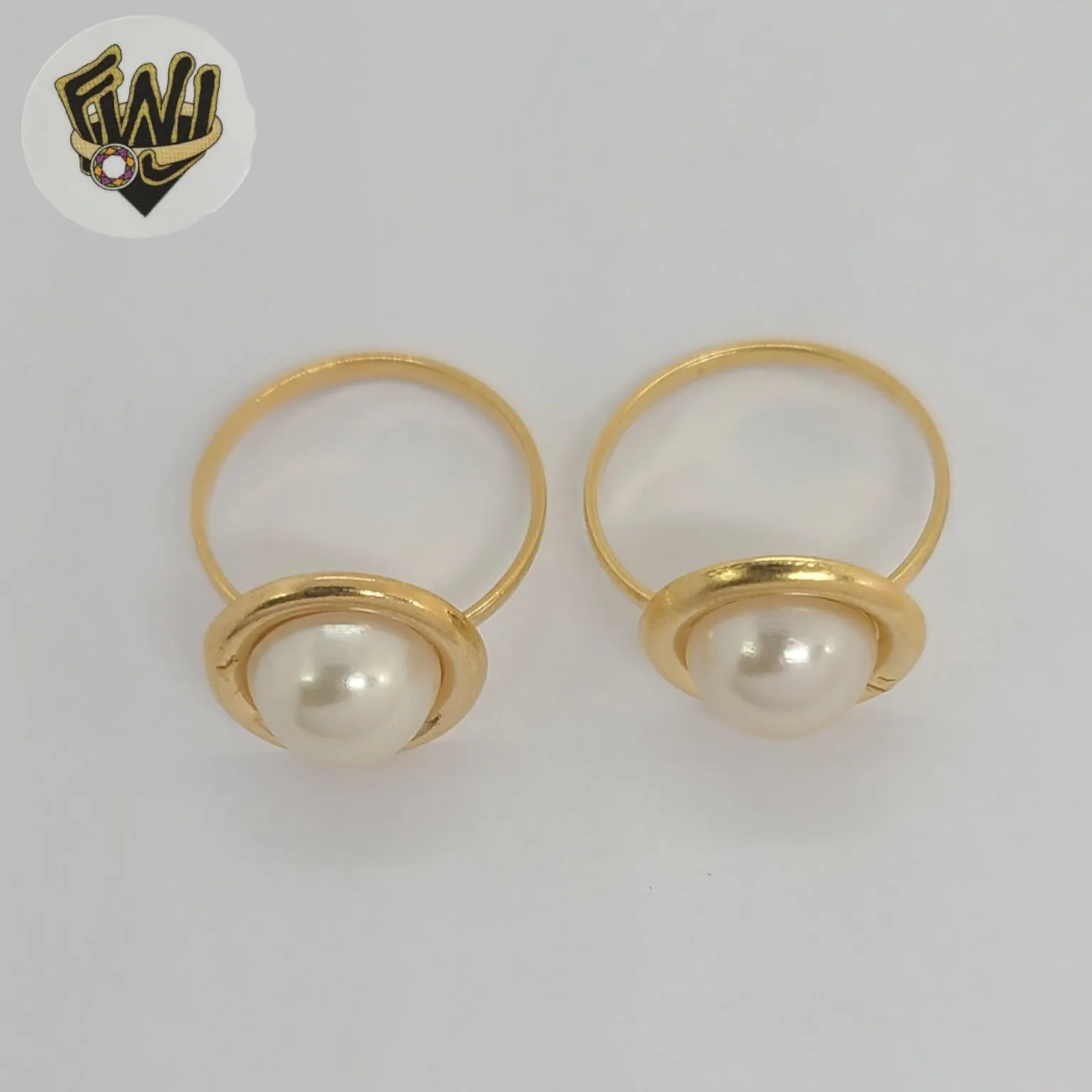 (1-3014-1) Gold Laminate - Pearl Ring - BGF