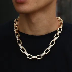 11mm HIP HOP BOX Link ICED OUT CHAIN