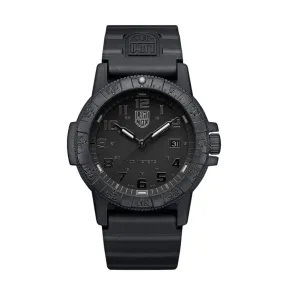 44MM LUMINOX LEATHERBACK SEA TURTLE GIANT QUARTZ WATCH WITH BLACK-OUT DATE DIAL