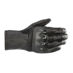 Alpinestars Gareth Leather Motorcycle Gloves Black