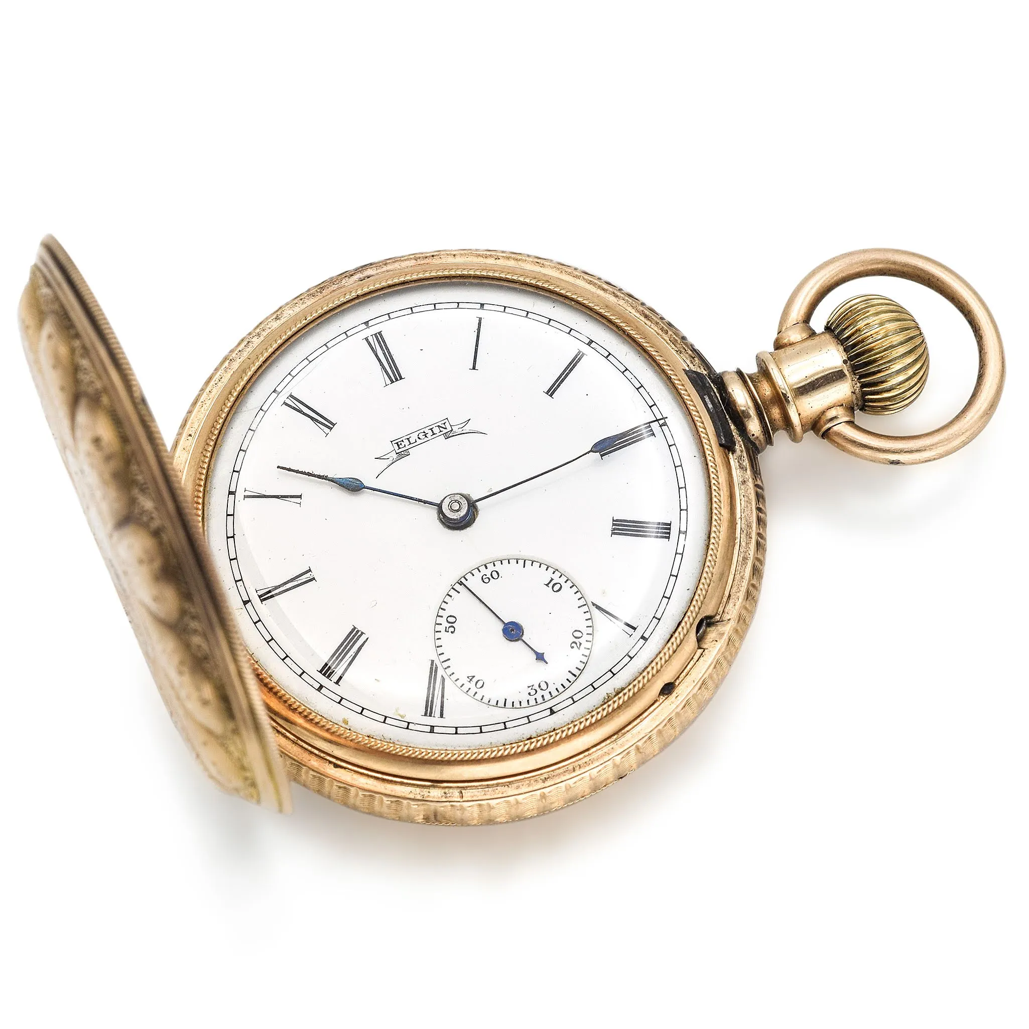 Antique 1888 14K Gold Elgin Pocket Watch