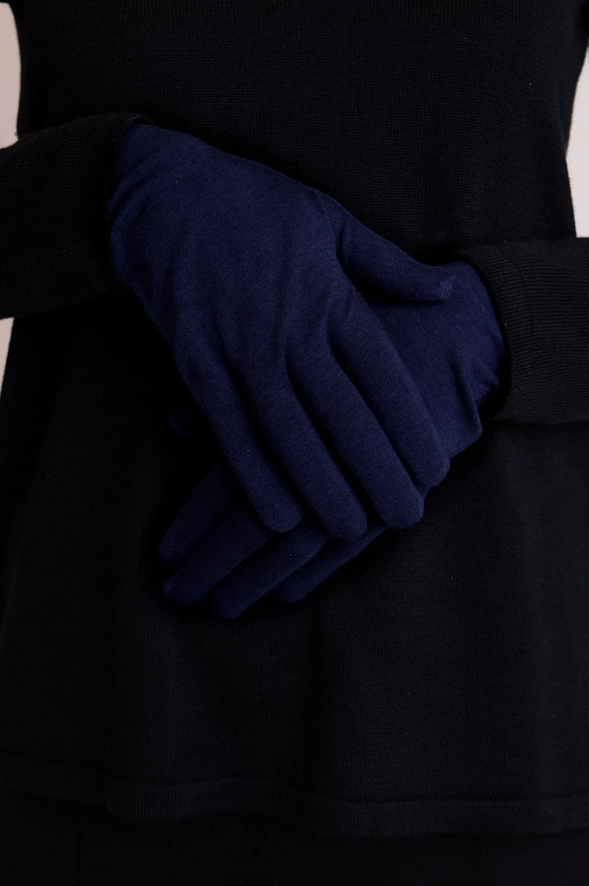 Bamboo Gloves, Indigo