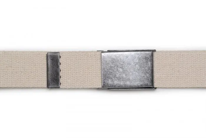 Basic fabric casual belt by Ahimsa - black, brown or beige