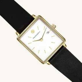 Black Leather Watch