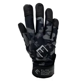 Blackout Camo Batting Gloves