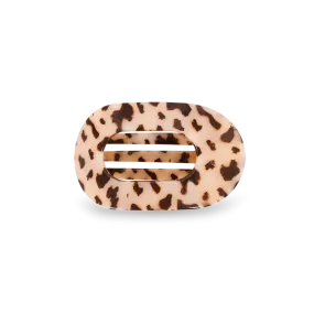 Blonde Tortoise Small Flat Teleties Clip