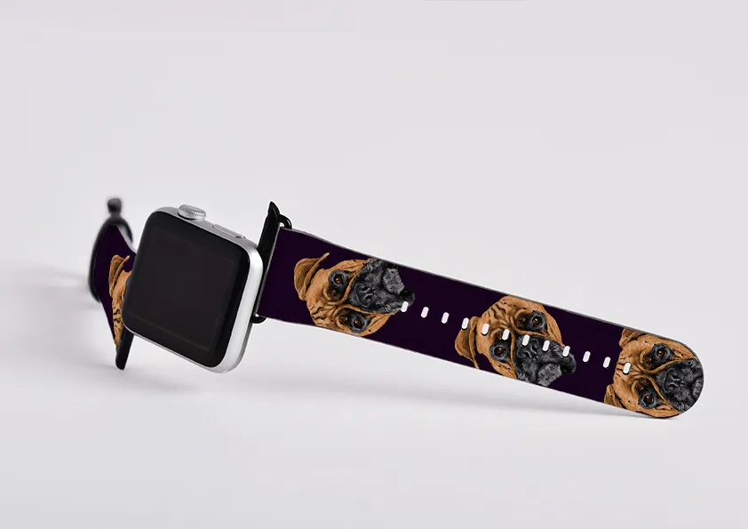 Boxer Purple Apple Watch Strap