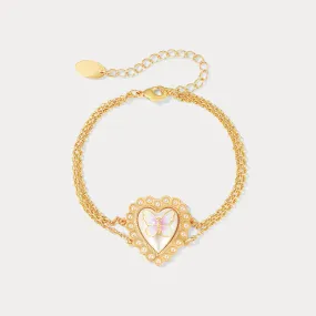 Butterfly Heart Bracelet