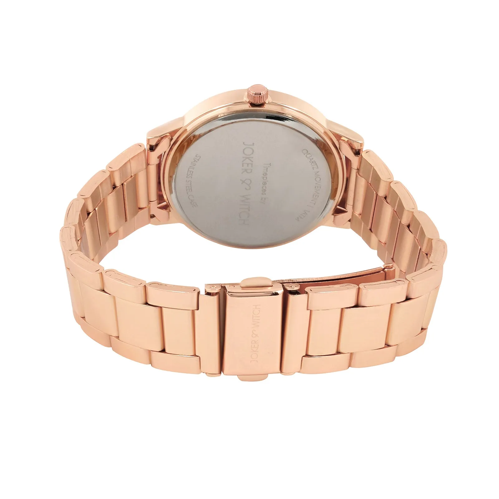 Carina Rosegold Watch Bracelet Stack