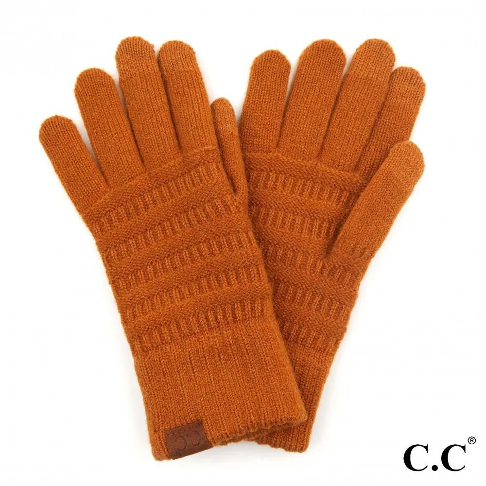 C.C Beanie {{ Ribbed Gloves }}