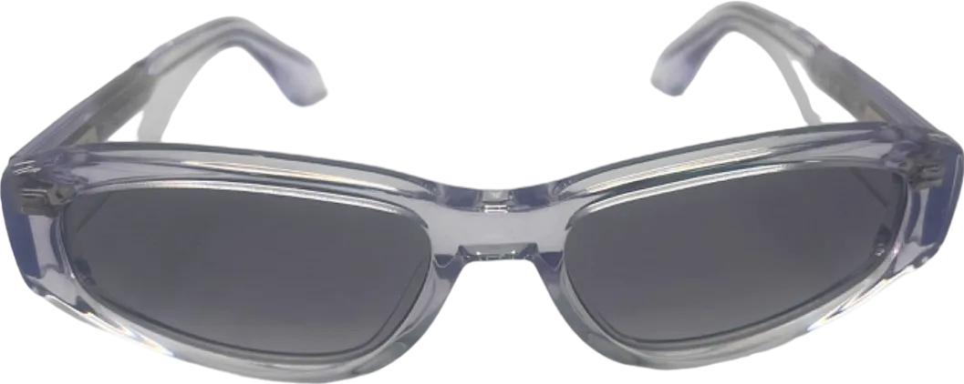 Chimi Clear Rectangular Sunglasses