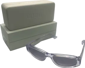 Chimi Clear Rectangular Sunglasses