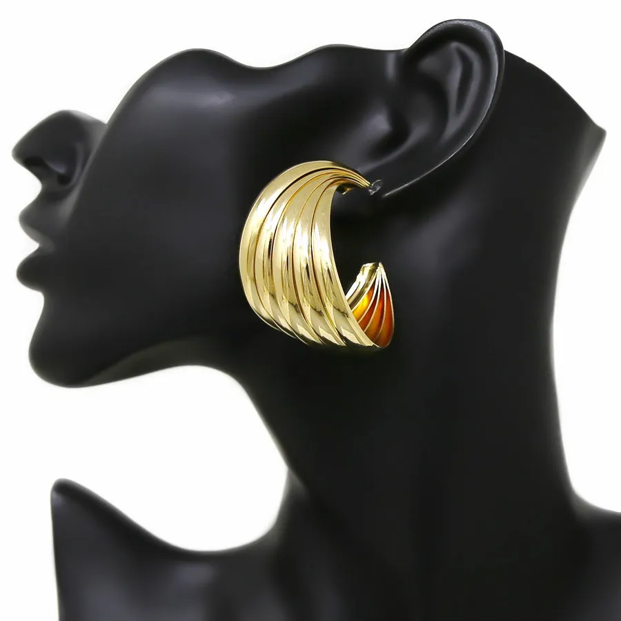 Chunky Multi Hoop Urban Earrings