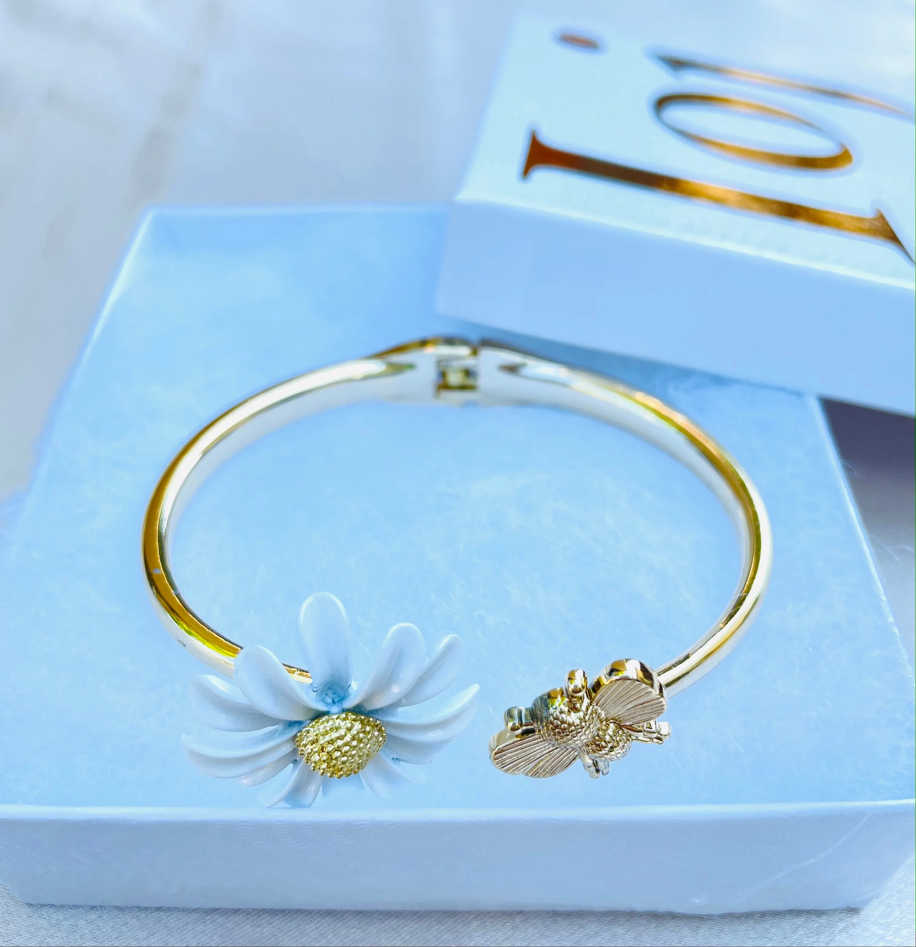 Daisy flower bracelet,party,wedding jewelry,gift,#08DB-8