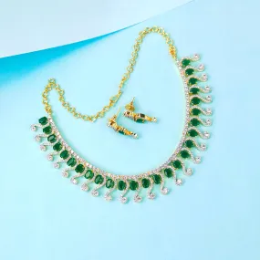 Delicate CZ Necklace Set By Asp Fashion Jewellery