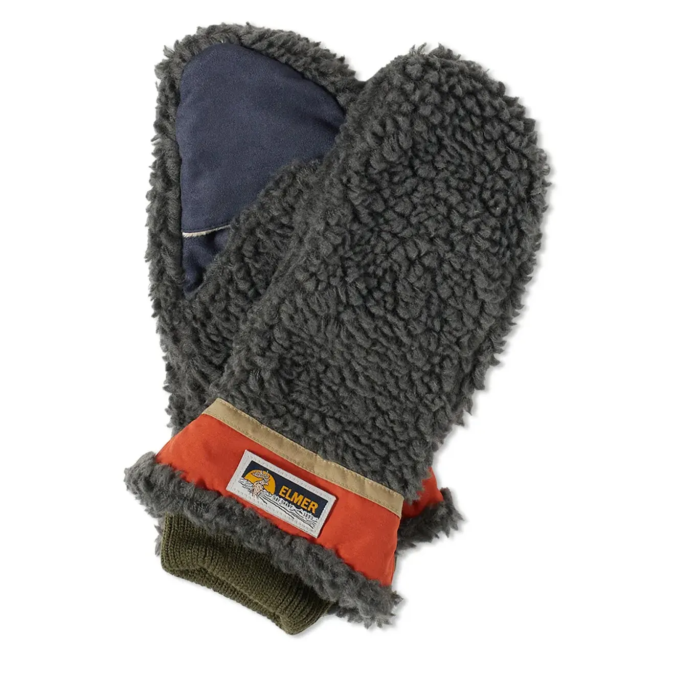 Elmer Gloves Wool Pile Mitten Khaki