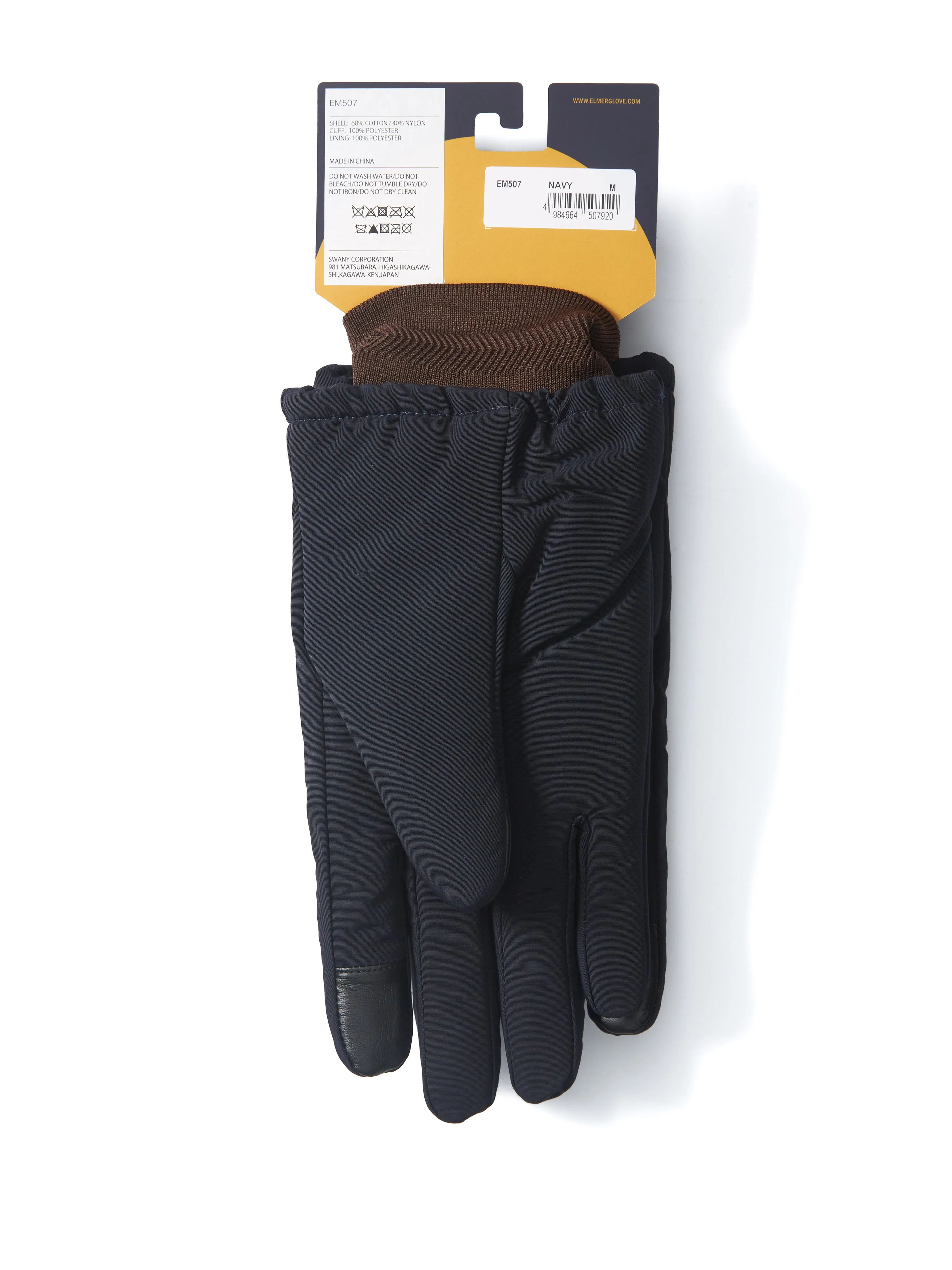 Elmer Knit Cuff Glove Navy