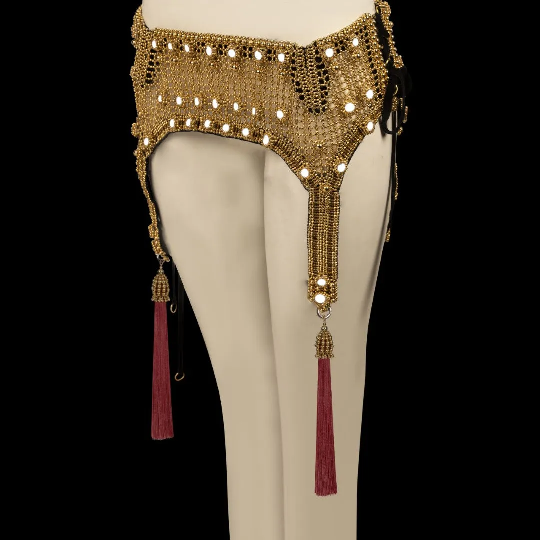 Elohim Modular Garter Belt in Gold