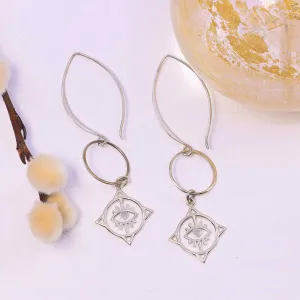 Evil Eye - Sterling Silver Earrings