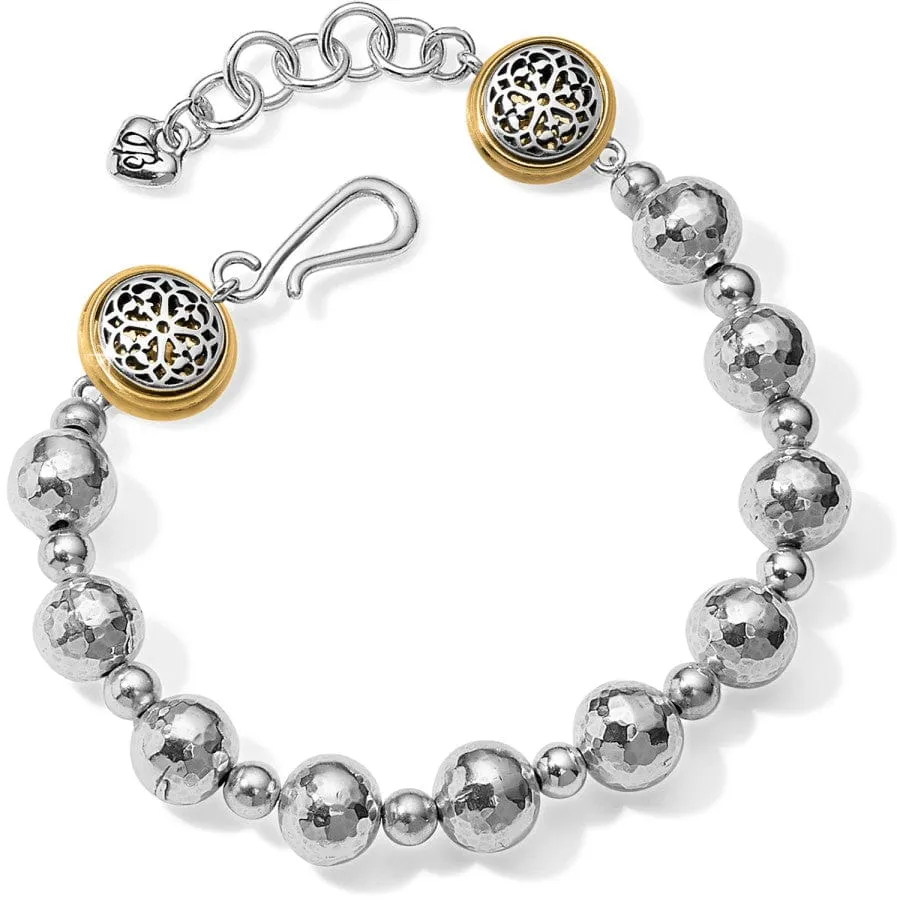 Ferrara Hammered Bead Bracelet