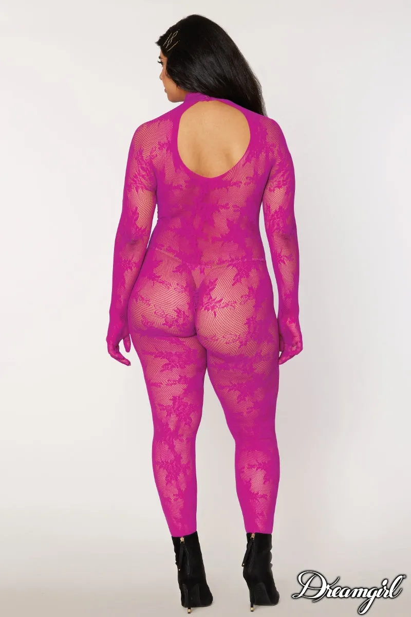 Floral Full Lace Catsuit