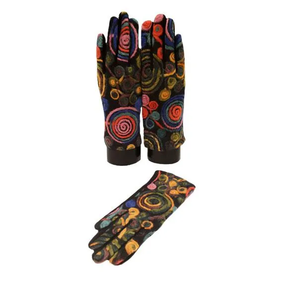 Flower Touchscreen Gloves