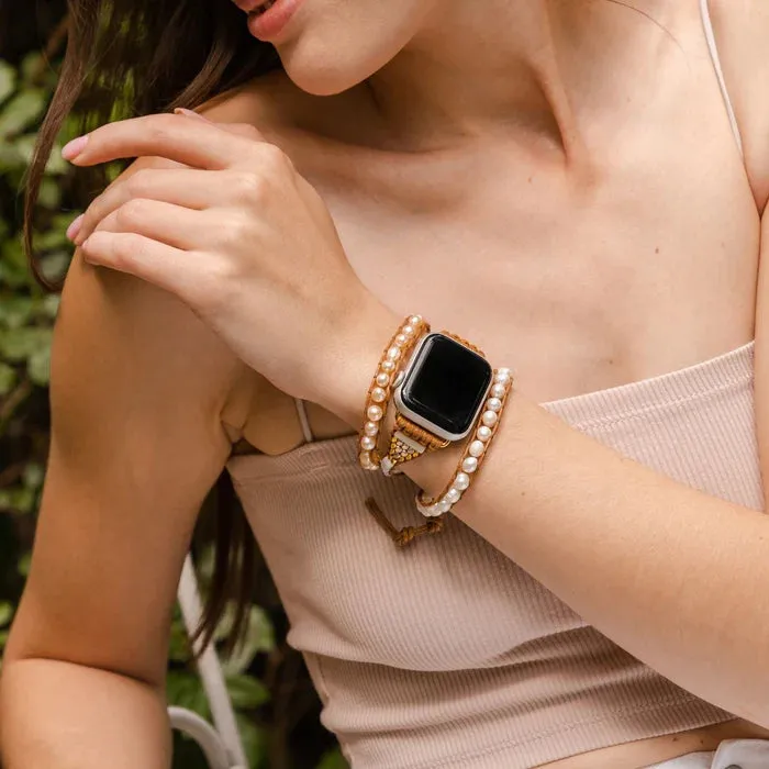 Freshwater Pearl Apple Watch Strap