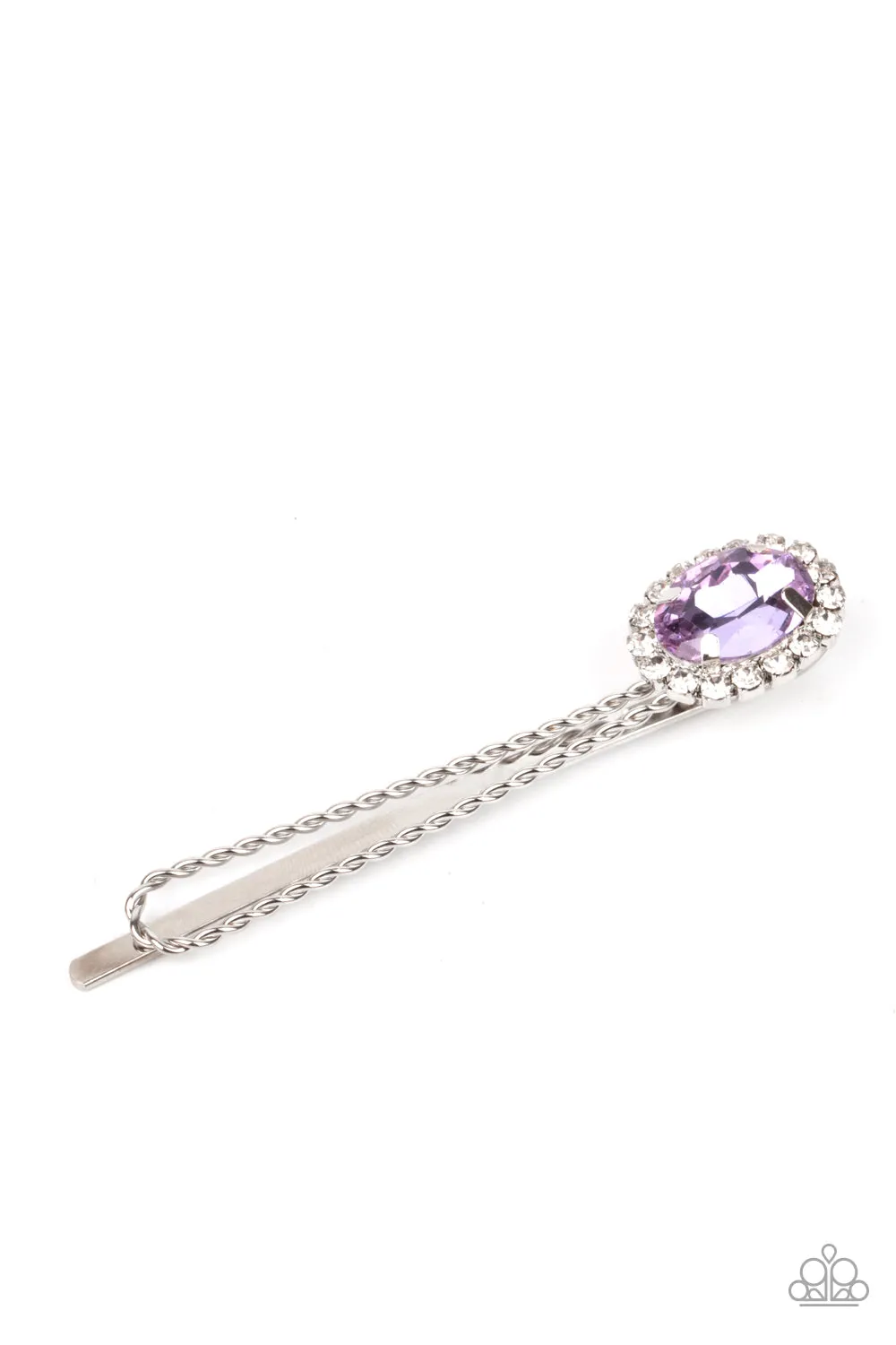 Gala Glitz - Purple Hair Clip