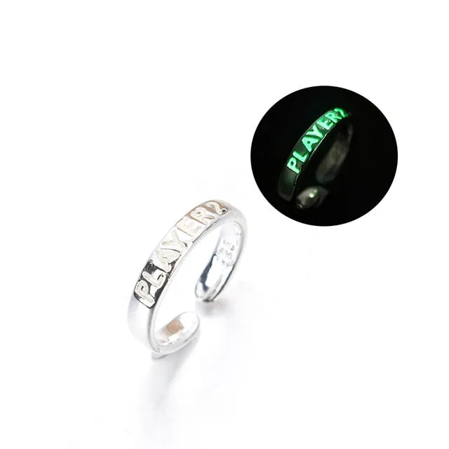 Glow In The Dark Co-Op Adjustable Rings