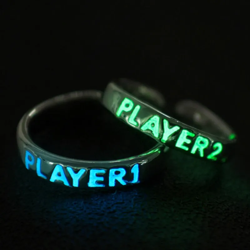 Glow In The Dark Co-Op Adjustable Rings