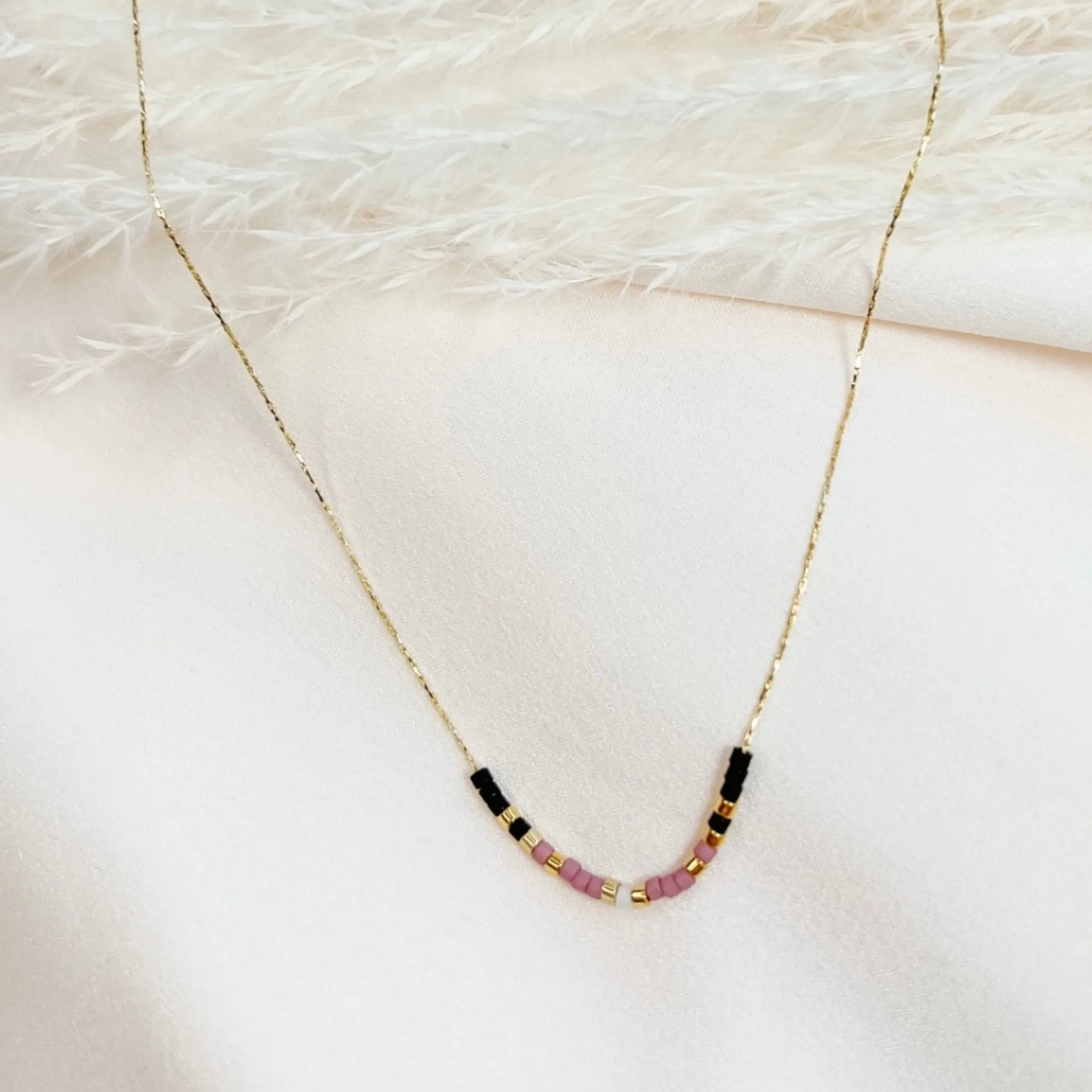 Gold Miyuki Bead Necklace