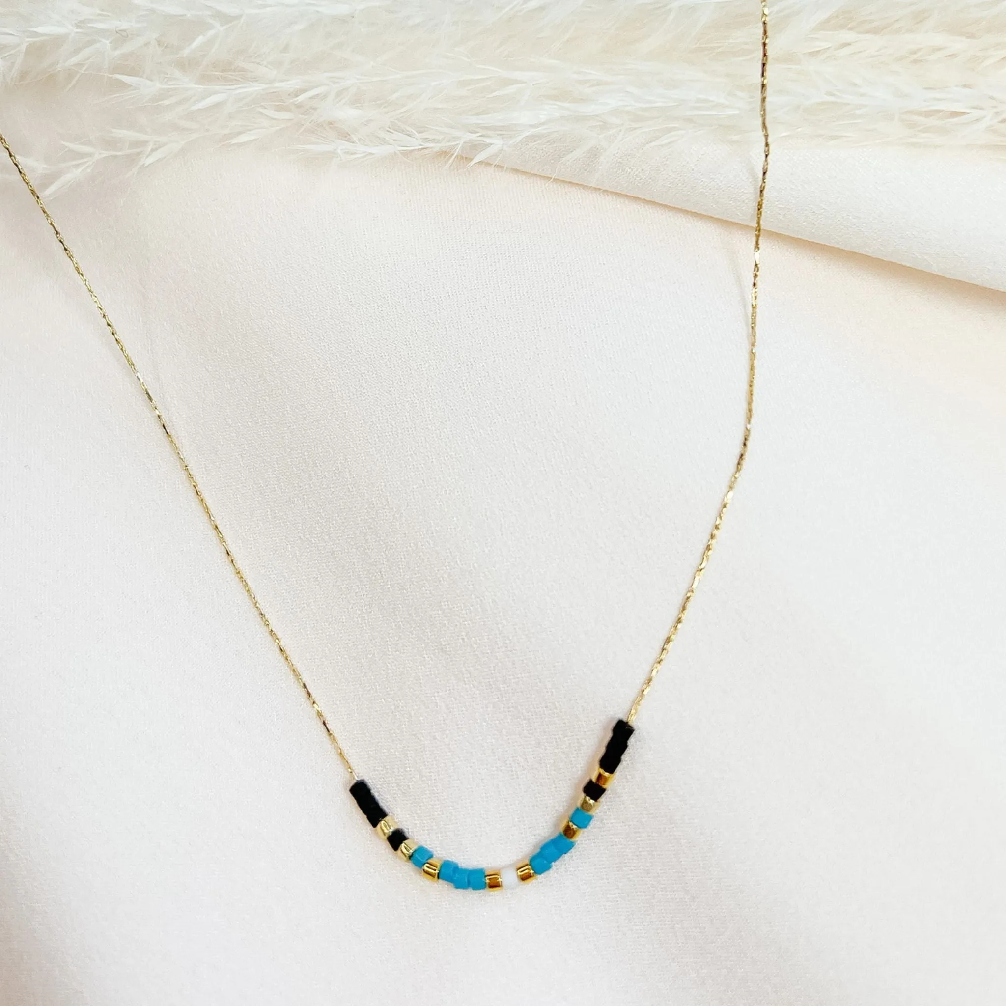 Gold Miyuki Bead Necklace