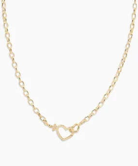 Gorjana Parker Heart Necklace - Gold