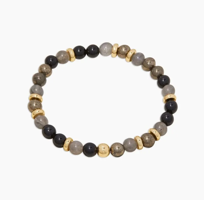 Gorjana Power Gemstone Mantra Bracelet for Virtue