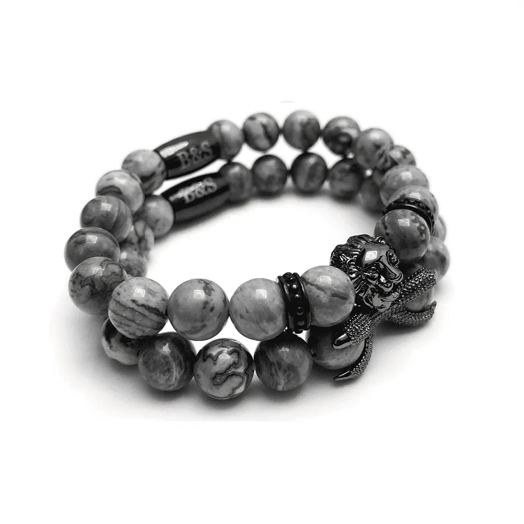 Gun Black Lion & Grey Stones Set