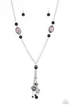 Heart-Stopping Harmony - Black Necklace