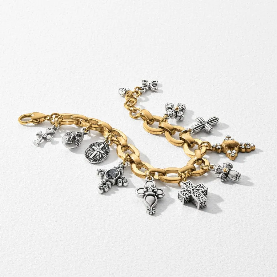 Heavenly Cross Charm Bracelet