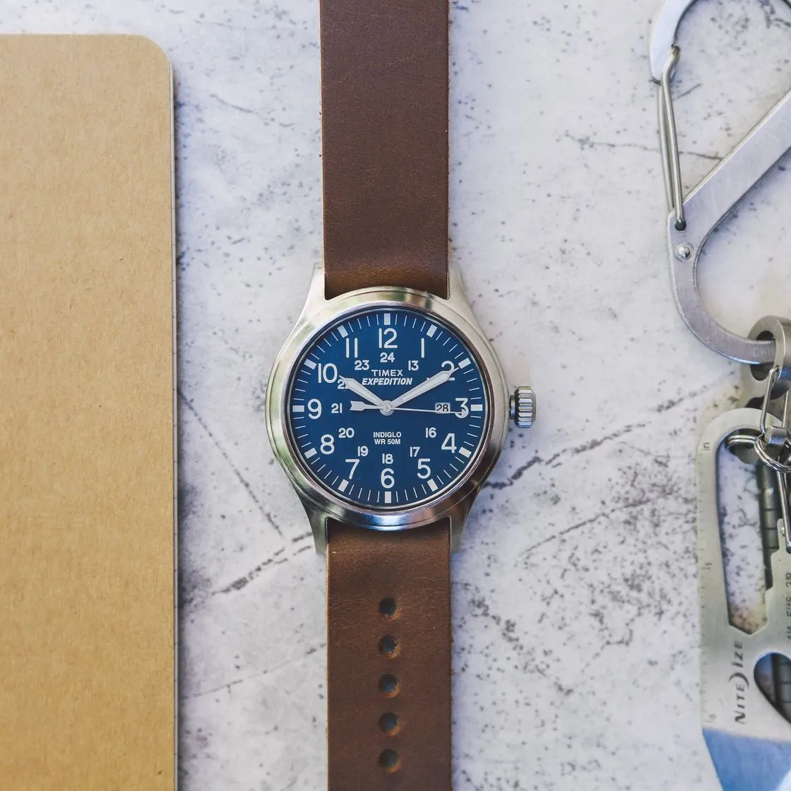 Horween Leather Timex Watch