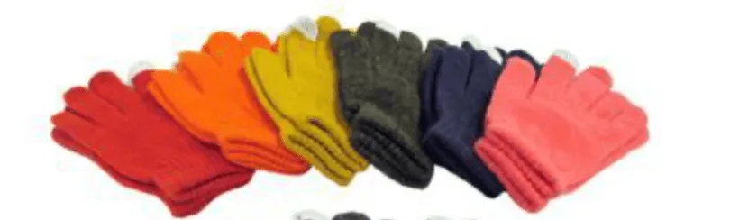 Knit Mohair Gloves