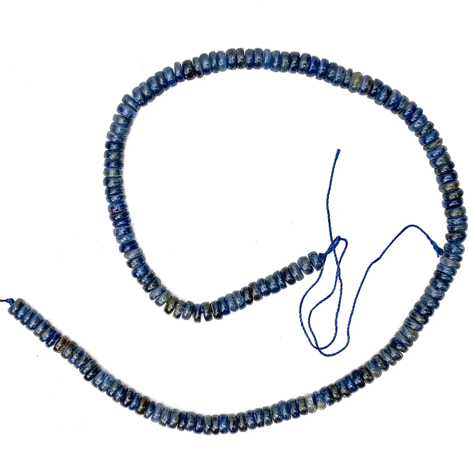 Kyanite 6mm Heishi Bead Strand