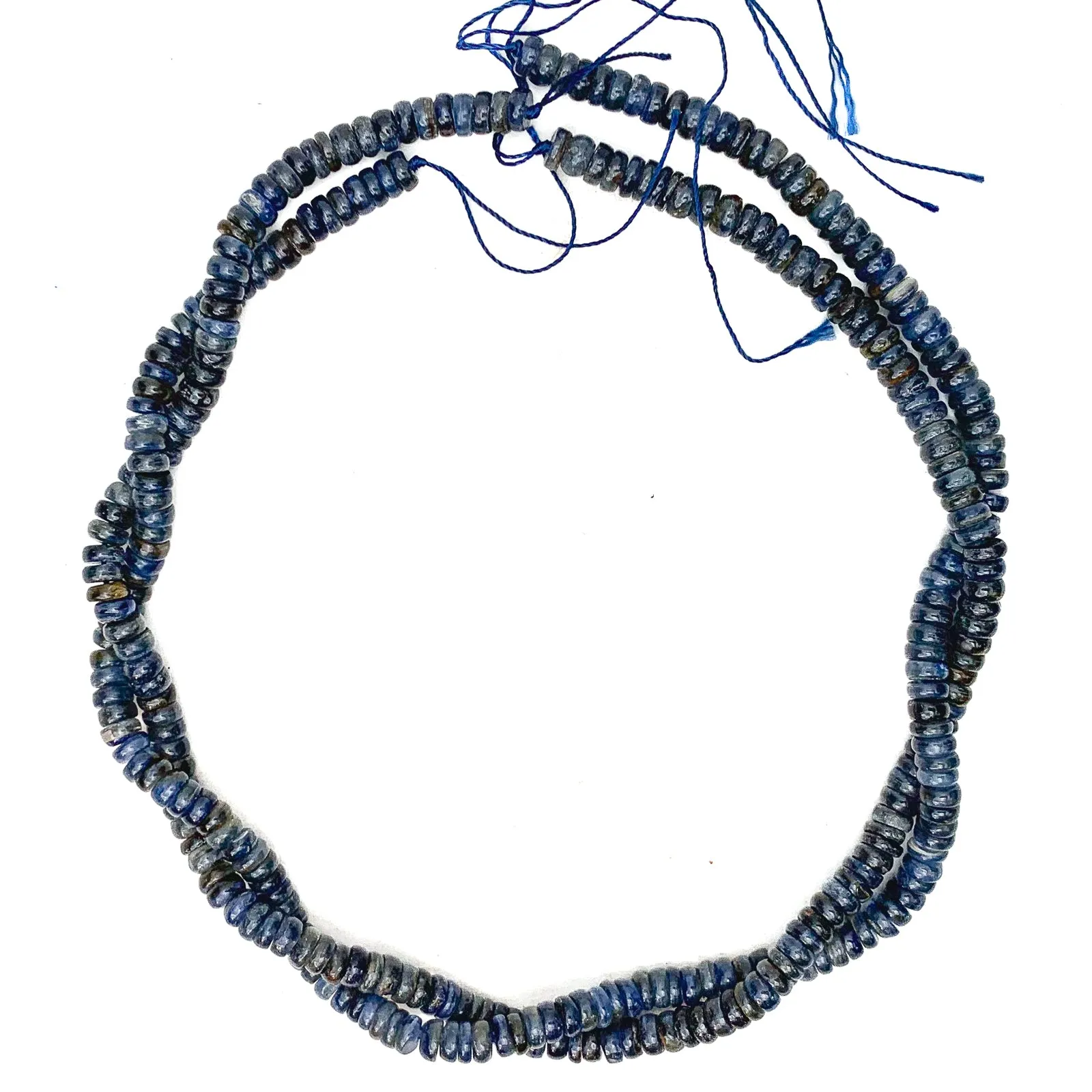 Kyanite 6mm Heishi Bead Strand