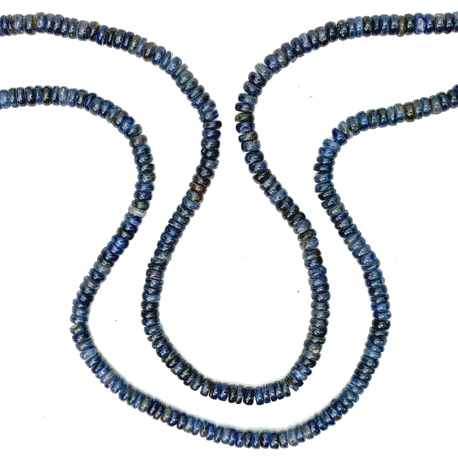 Kyanite 6mm Heishi Bead Strand