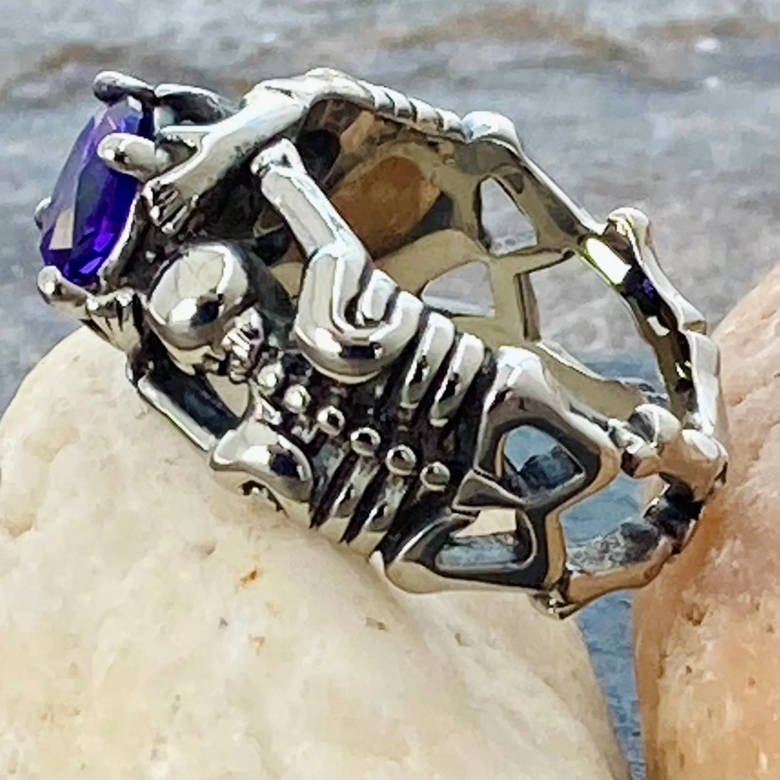 Ladies Ring - 02 February Birthday - Amethyst - R108