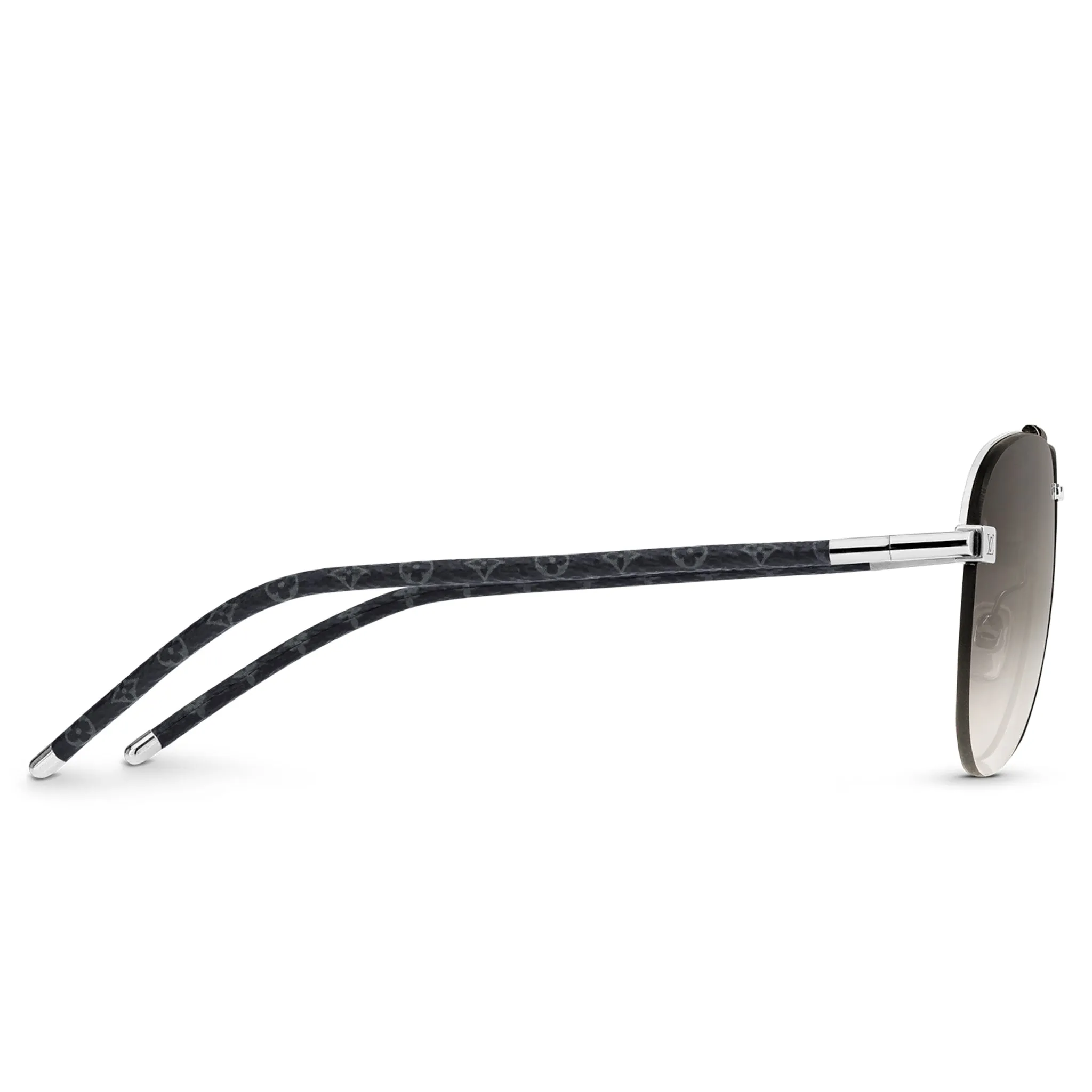 Louis Vuitton Clockwise Canvas Grey Sunglasses