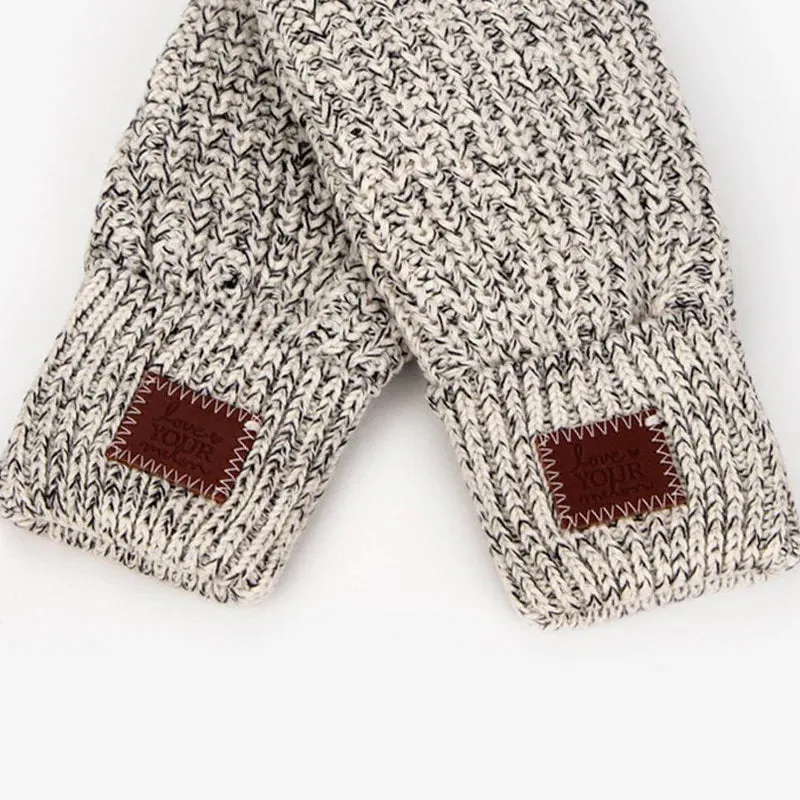 Love Your Melon - Black Speckled Mittens