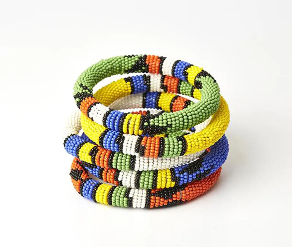 Maasai Beaded Bangles - Multiple Colors