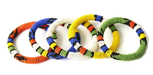 Maasai Beaded Bangles - Multiple Colors