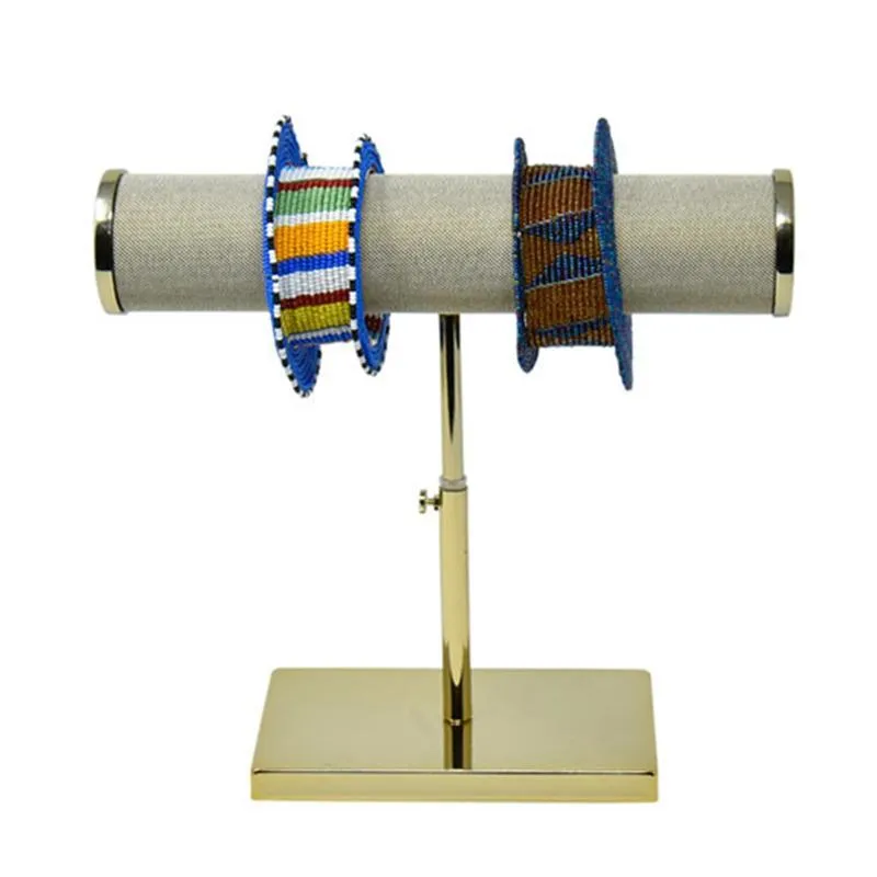 Maasai Ream Beaded Bangle 05 - Gold & Purple