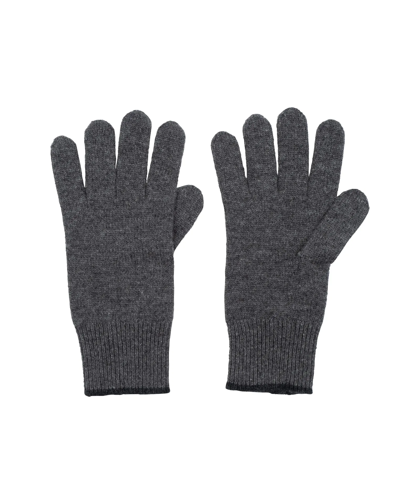 Men's Cashmere Gloves with Tipping