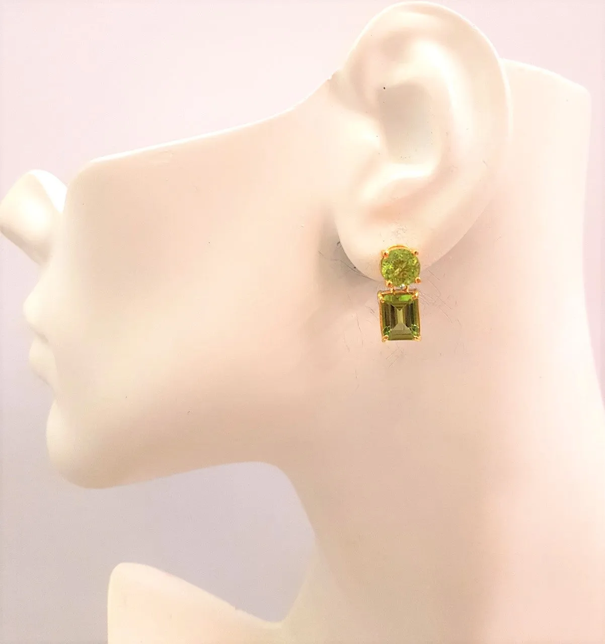 Peridot Separates Earrings